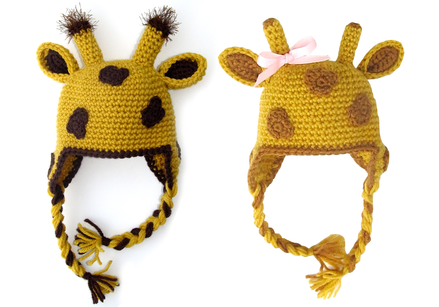 Giraffe Hat Crochet Pattern