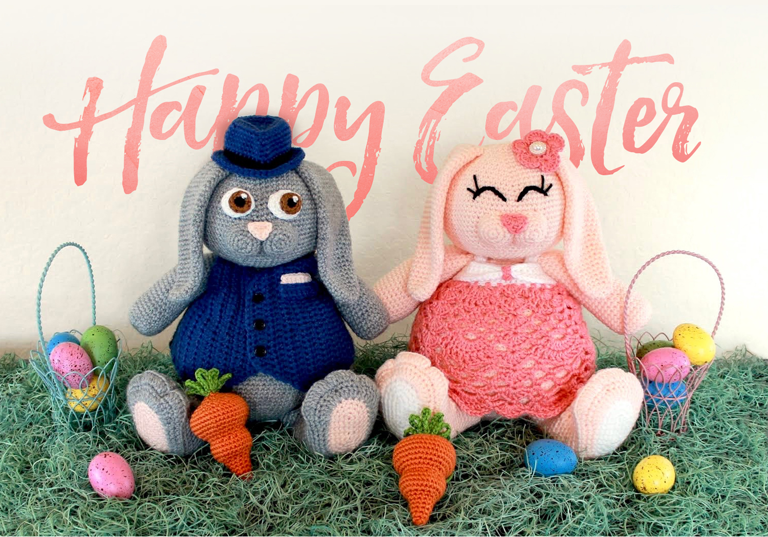 crochet bunny toy decor
