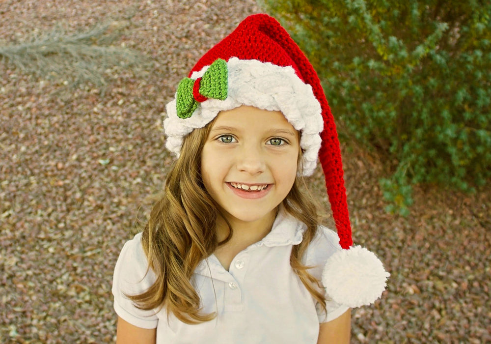fancy santa/elf hat pattern