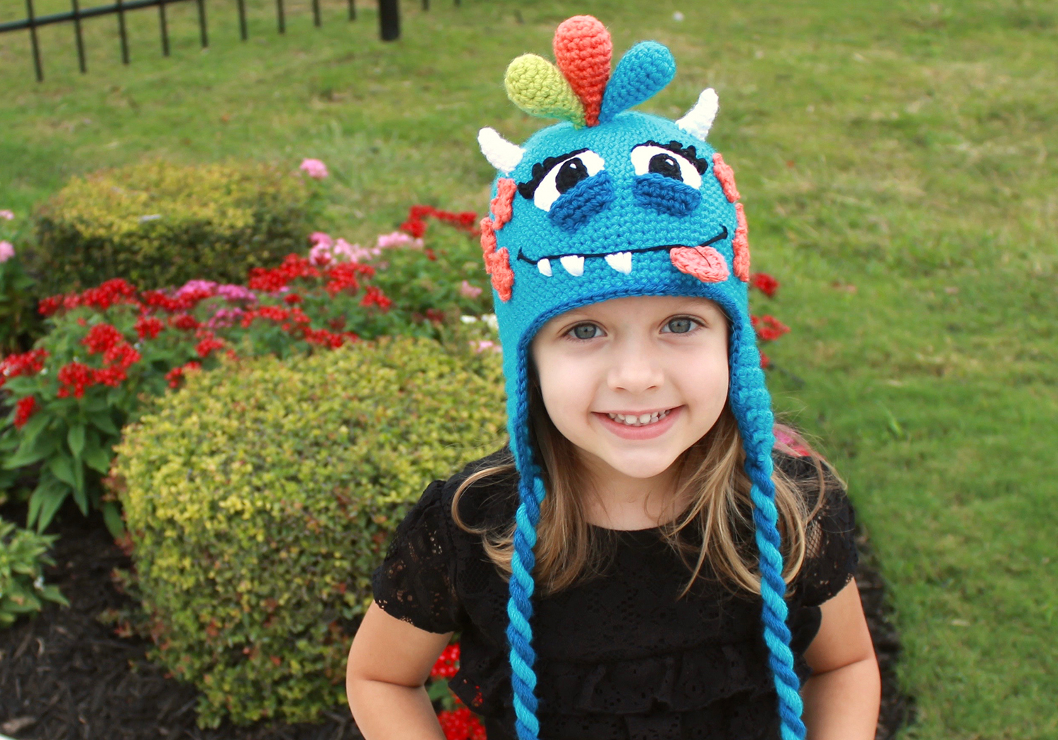 cute girl monster hat