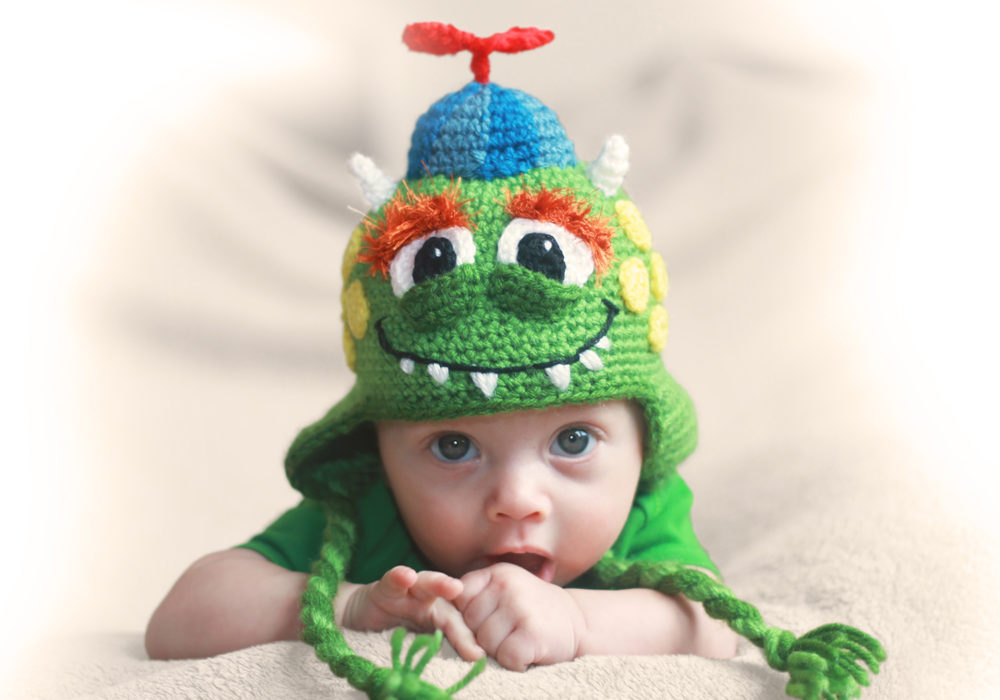 cute monster hat pattern
