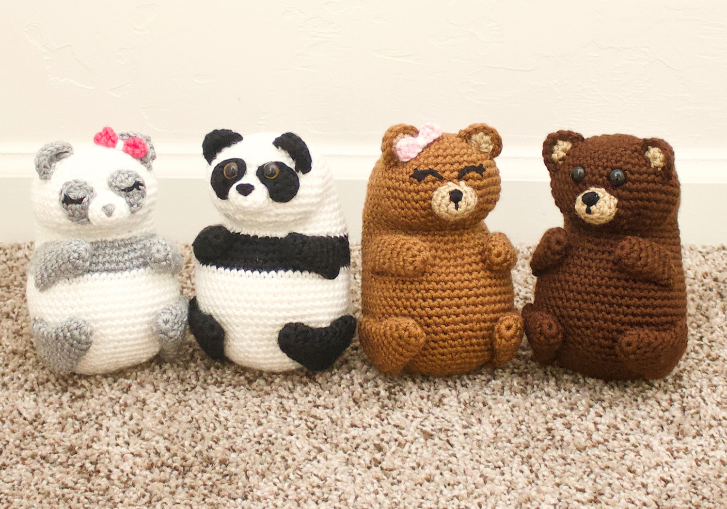 easy crochet pudgy pals